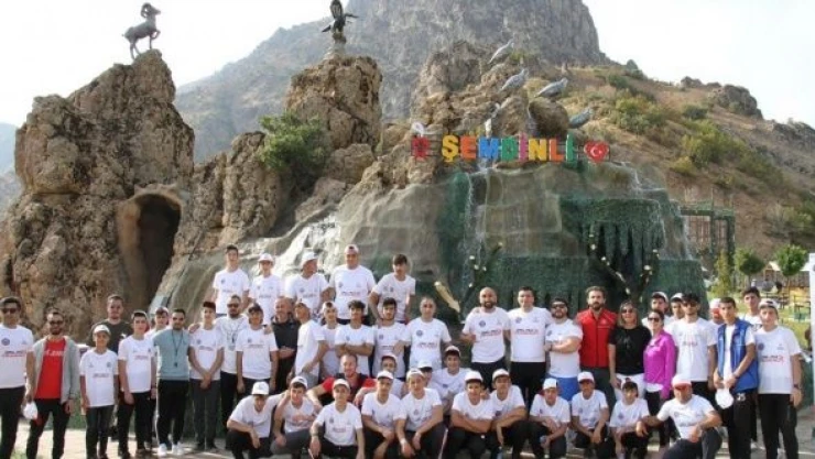 Efkar Dağı'nda spor etkinliği düzenlendi