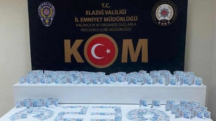 Elazığ'da sahte para operasyonu!