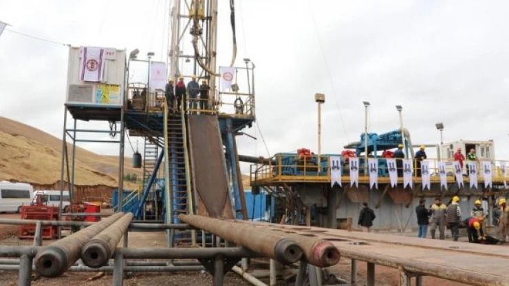 Erzurum'da jeotermal sıcak su sondajı çalışmaları başladı