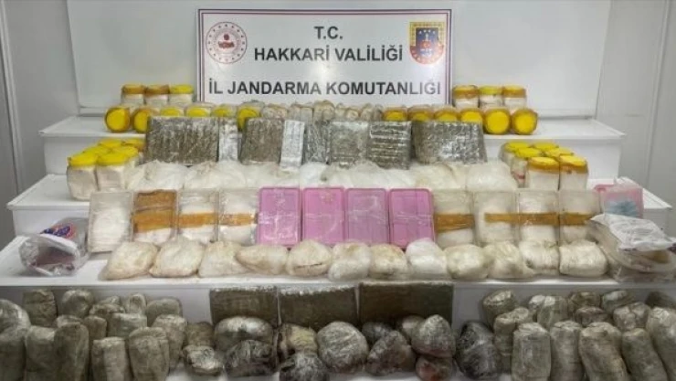 Hakkari'de uyuşturucu operasyonu!