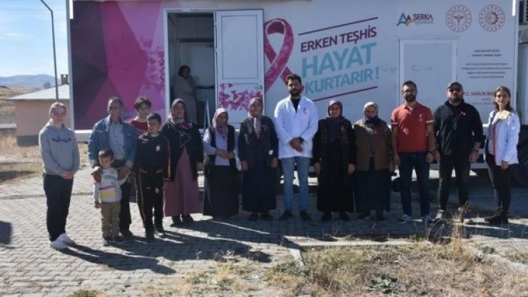 Kars'ta köylerde kanser taraması uygulanıyor