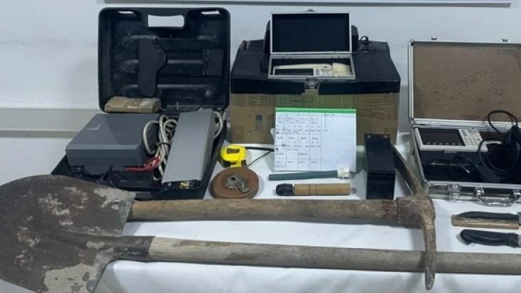 Malatya'da kaçak kazı operasyonu!