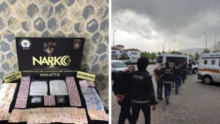 Malatya'da uyuşturucu operasyonları!