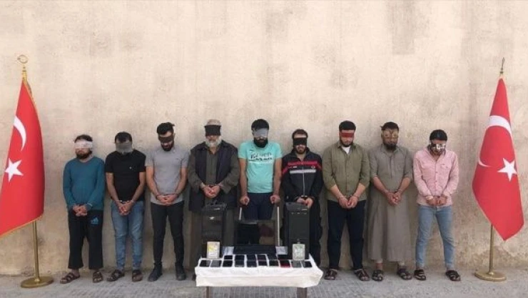 El Bab'da 4'ü sözde yönetici 9 DEAŞ'lı terörist yakalandı