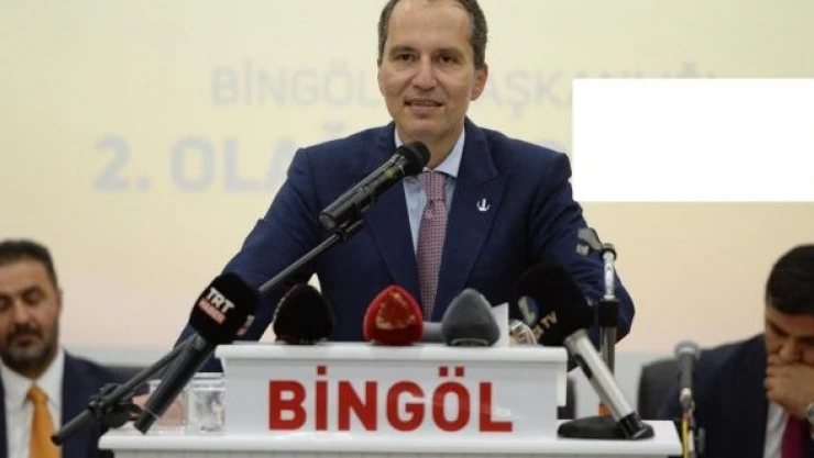 Yeniden Refah Partisi Genel Başkanı Erbakan, partisinin il kongresine katıldı