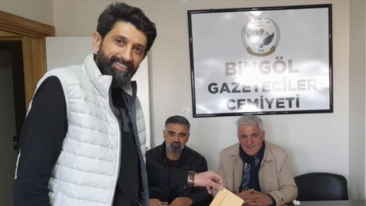 Bingöl Gazeteciler Cemiyetinde Mahmud Arda güven tazeledi