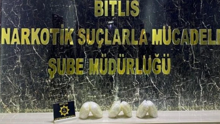 Bitlis'te sentetik uyuşturucu operasyonu!