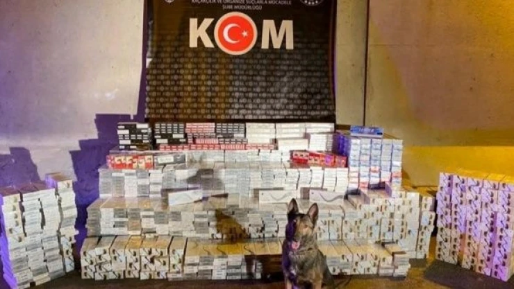 Erzincan'da gümrük kaçağı sigara operasyonu!