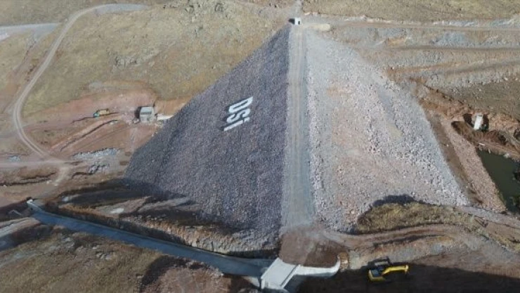 Köşk Barajı su tutmaya başladı