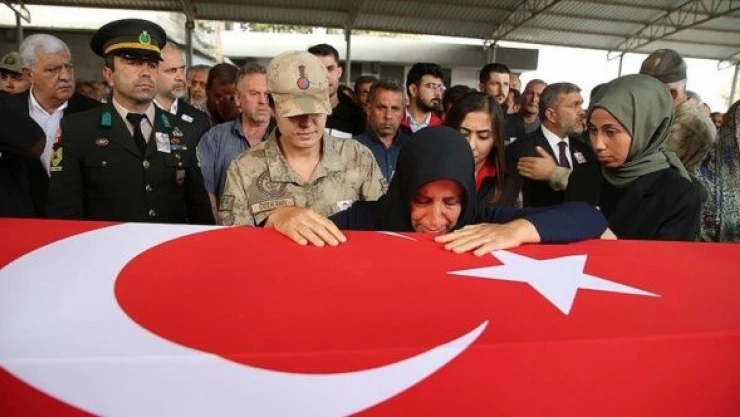 Şehidin cenazesinde gözyaşları sel oldu