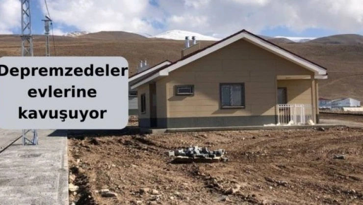 Van'daki depremzedelerin evleri tamamlandı