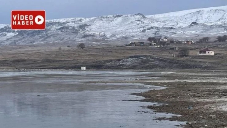 Aktaş Gölü'nü de küresel iklim felaketi vurdu