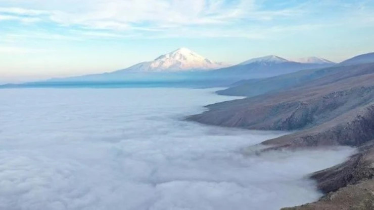 Aras Vadisi'ni sis kapladı