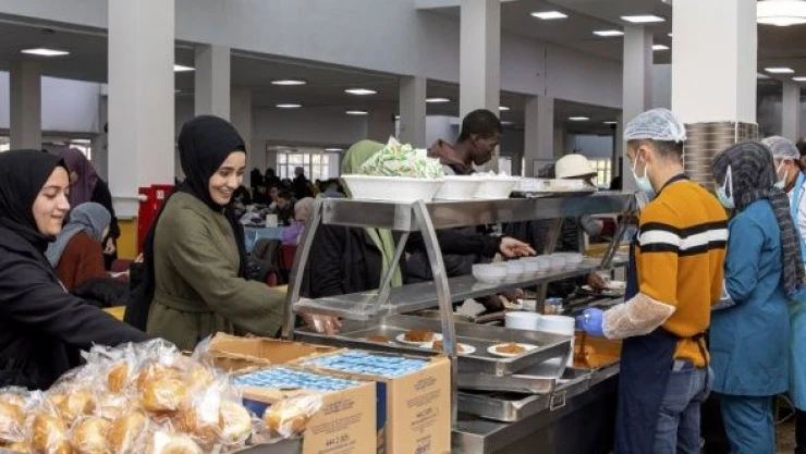 Atatürk Üniversitesinin yanan yemekhanesi yenilendi