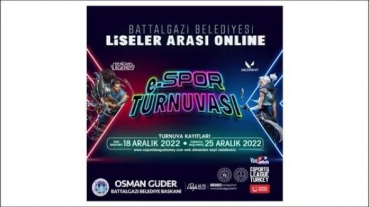Battalgazi'deki ödüllü E-Spor Turnuvası'nda başvurular uzatıldı