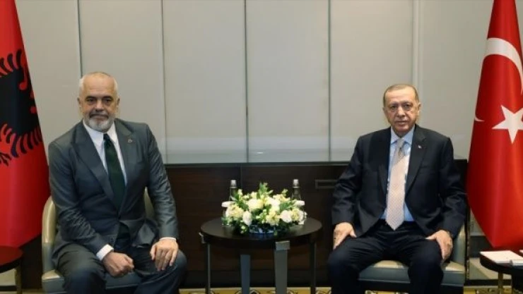 Cumhurbaşkanı Erdoğan, Arnavutluk Başbakanı Rama'yı kabul etti