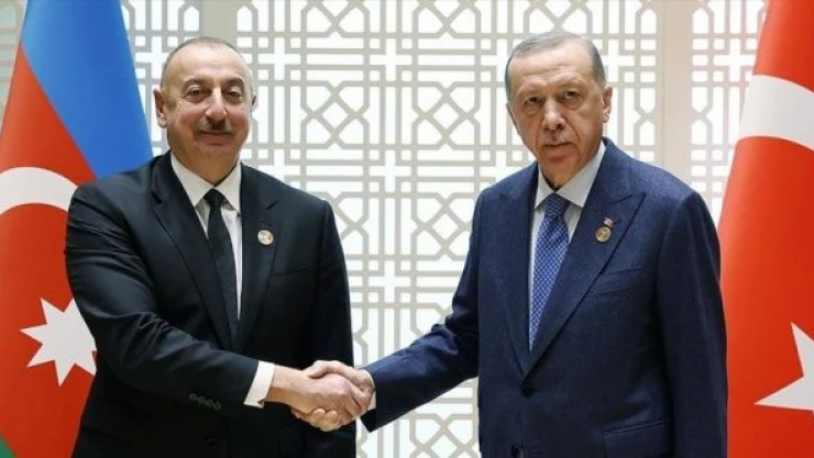 Erdoğan, Azerbaycan Cumhurbaşkanı İlham Aliyev ile görüştü