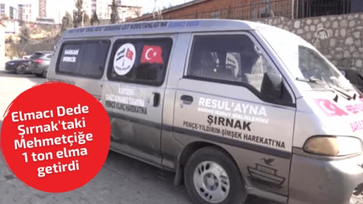 Denizlili Elmacı Dede, bu kez Şırnak yollarında