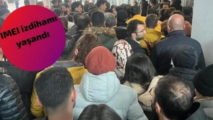 Dilucu Sınır Kapısı'nda IMEI izdihamı!