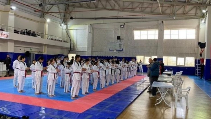 Elazığ'da Taekwondo Kuşak sınavı düzenlendi