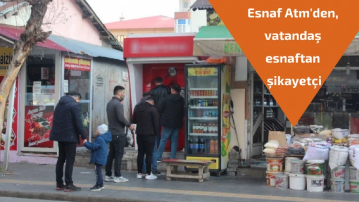 Esnaf ATM'lerden, vatandaş yola koyulan eşyalardan şikayetçi