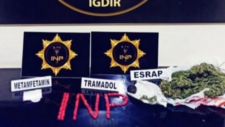 Iğdır polisi uyuşturucuya geçit vermedi