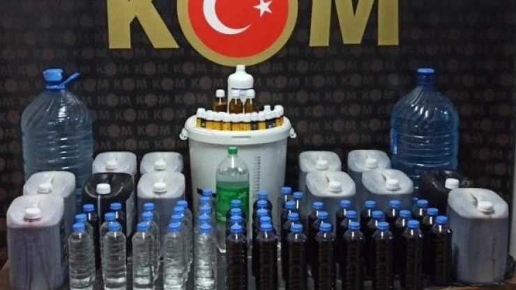 Malatya'da sahte içki operasyonu