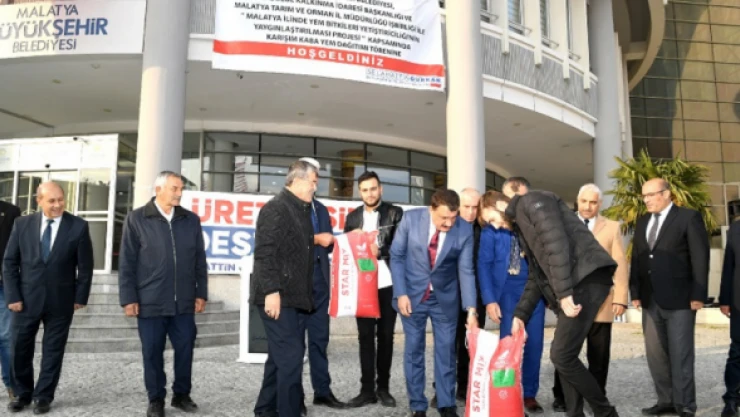 Malatya'da çiftçiye tohum desteği verildi