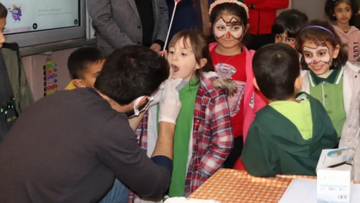 Malatya'da çocuklara sağlık taraması yapıldı