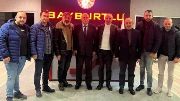 Vali Epcim ve Başkan Pekmezci Bayburtspor için el ele