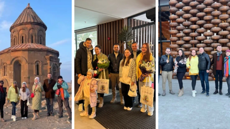 Rus fenomenler Kars'ı tanıtıyor