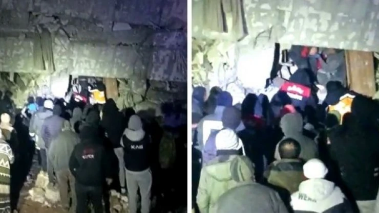 Ağrı Belediyesi ekipleri 40 saat sonra bir vatandaşı kurtardı