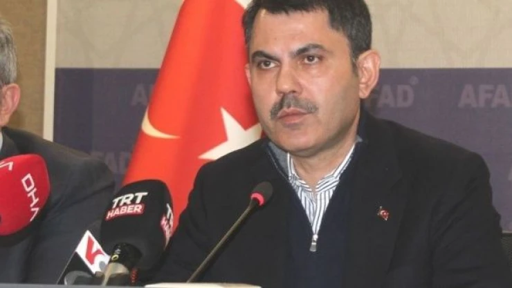 Bakan Kurum: &quotDeprem 13.3 milyonu etkiledi&quot