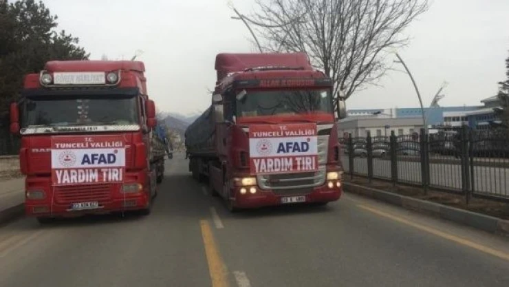 Deprem bölgesine yardım faaliyetleri sürüyor