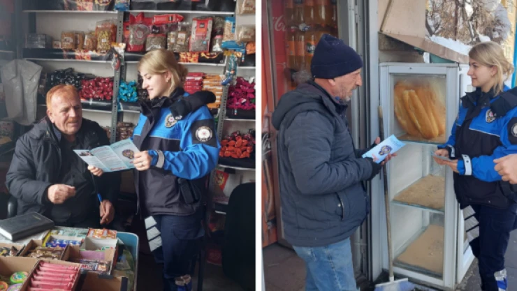 Hakkari'de polisten vatandaşa uyarı