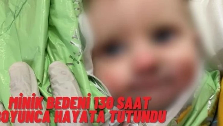 Hatay'da yeni bir hayat filizlendi: 130 saat sonra 2 aylık bebek enkazdan kurtarıldı