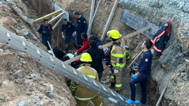 Havaalanı inşaatındaki göçük 2 işçinin canını aldı