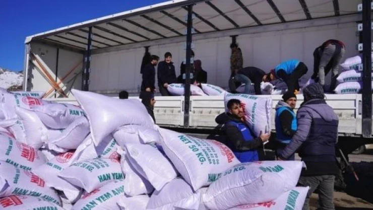 Muş depremzede besicilere destek çıktı