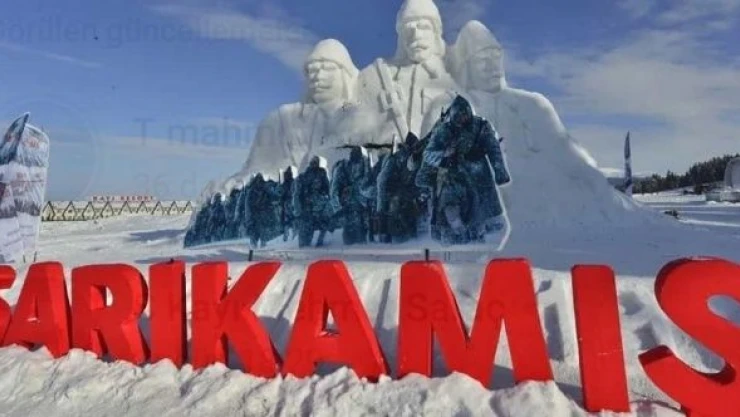 Sarıkamış'da okullara kar tatili