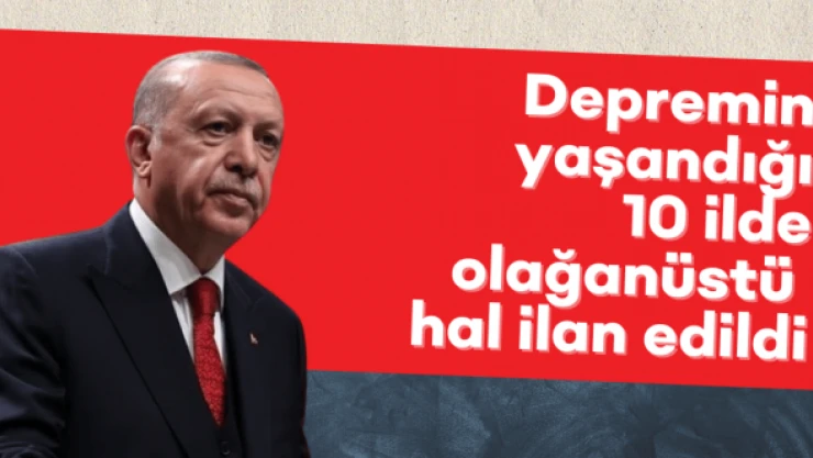 SON DAKİKA... Olağanüstü hal ilan edildi
