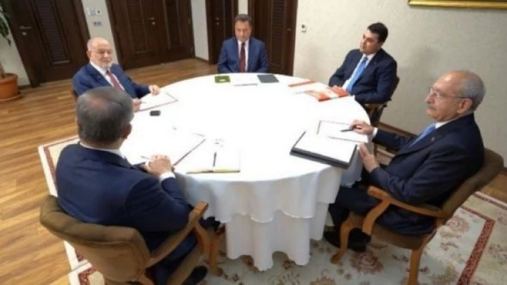 Beşli Masa bugün toplanıyor: Gündem cumhurbaşkanı adayı