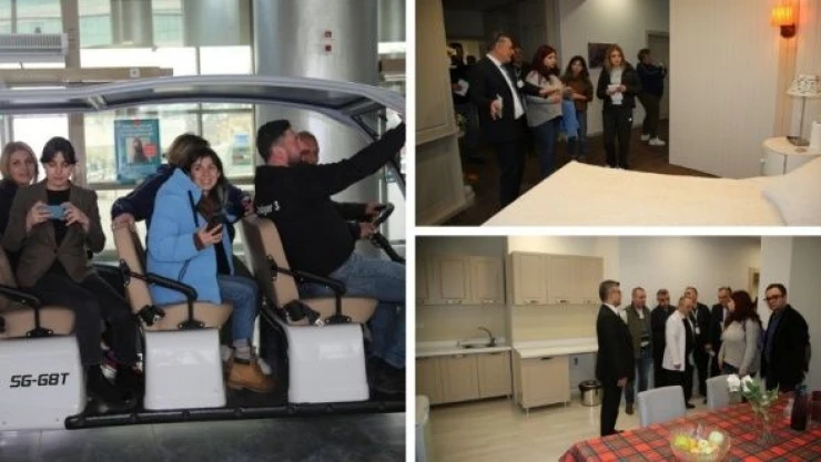 Gürcü heyetten Erzurum'da sağlık turizmi incelemesi