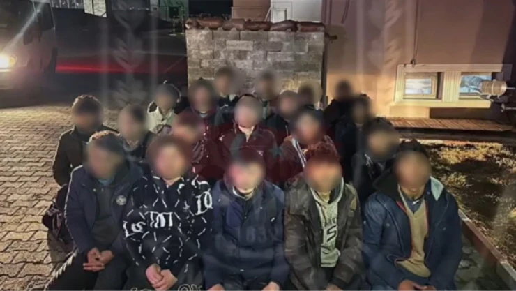 Iğdır'da kaçak göçmen operasyonu