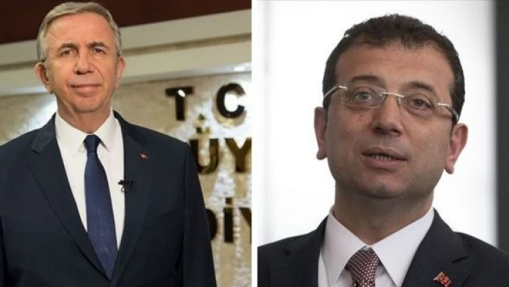 Mansur Yavaş ve Ekrem İmamoğlu'ndan altılı masa açıklaması