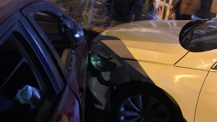 Van Edremit'te zincirleme kaza