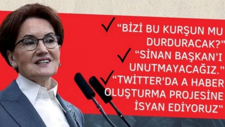 Meral Akşener kürsüden gürledi: 'Bizi bu kurşun mu durduracak?'