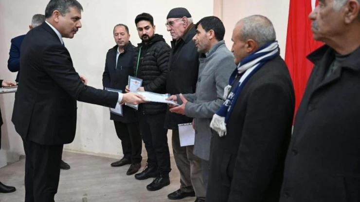 36 yıllık tapu sorunu çözüldü