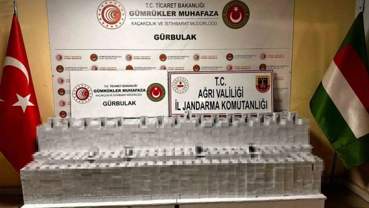 Ağrı'da kaçak sigara operasyonu: 10 gözaltı