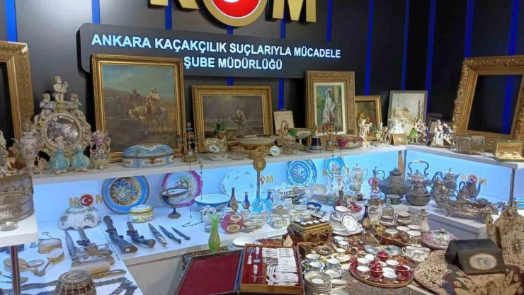 Ankara'da 50 milyon lira değerinde tarihi eser ele geçirildi