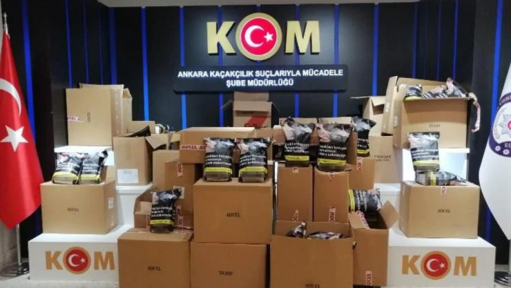 Ankara'da kaçak alkol ve tütün operasyonlarında 3 gözaltı